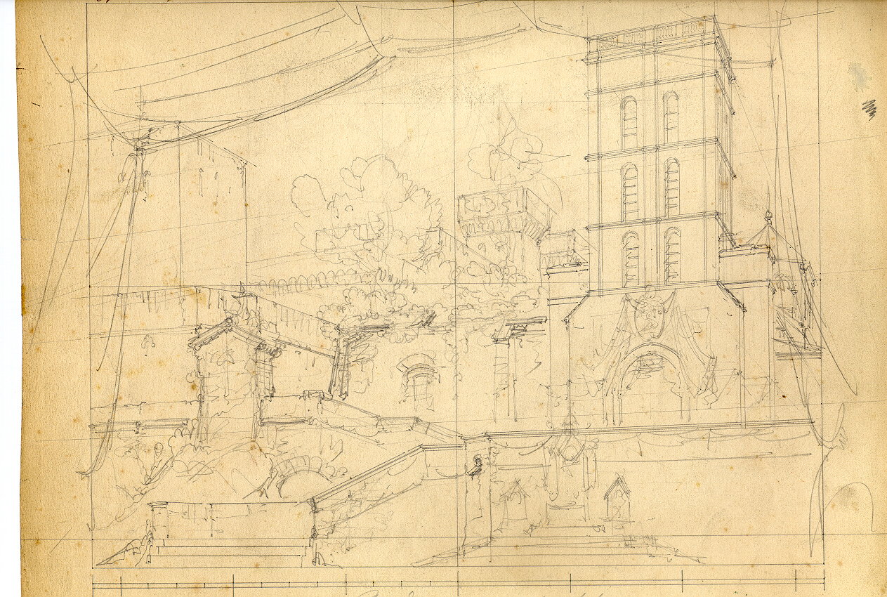 Esterno della cattedrale di Avignone