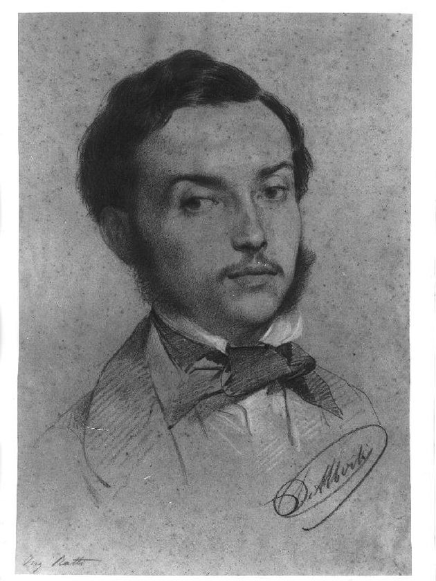 ritratto dell'ingegner ratti (?) (disegno) di De Albertis Sebastiano (sec. 