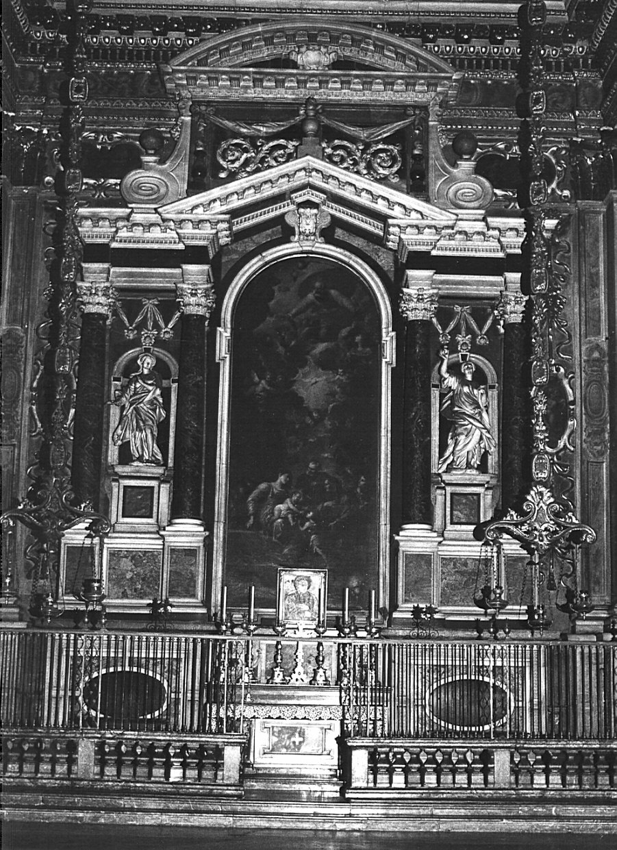 altare, complesso decorativo - bottega lombarda (sec. XVII)