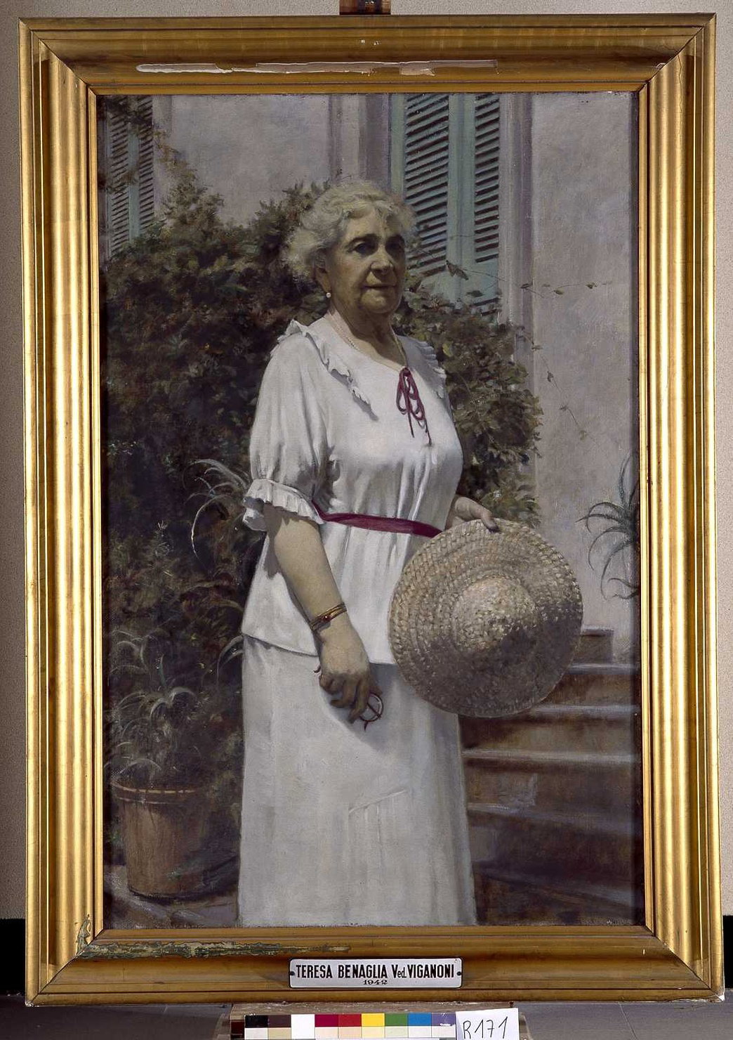 ritratto di Benaglia Viganoni teresa (dipinto, opera isolata) by Annoni Arnaldo 