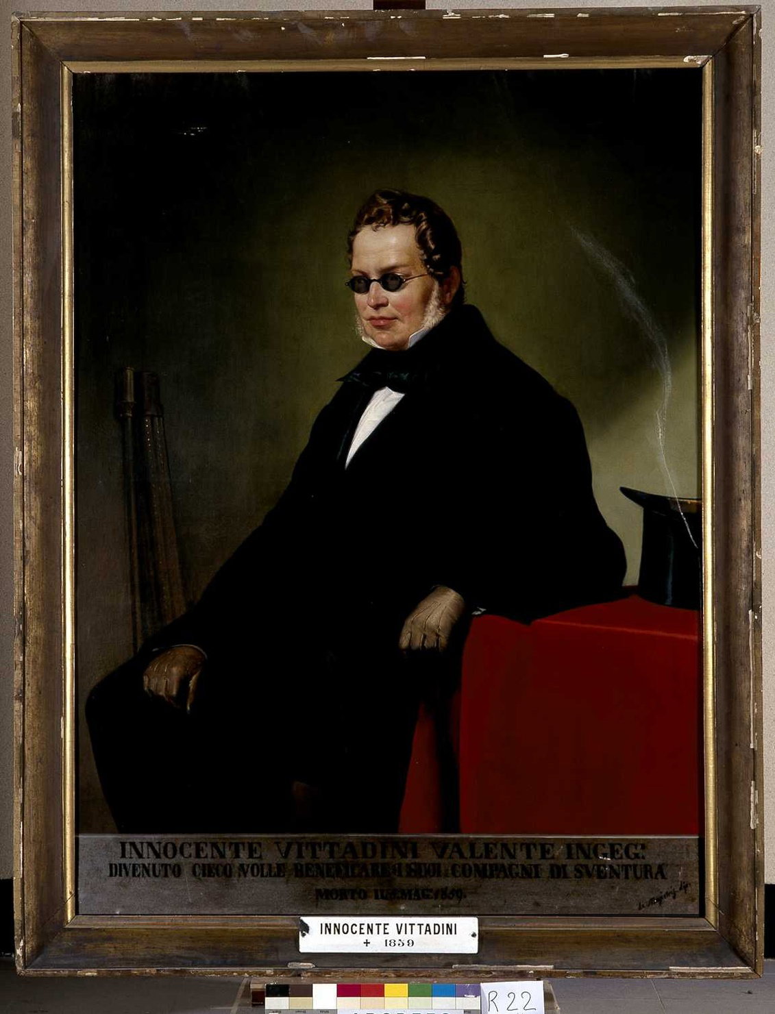 ritratto di Vittadini Innocente (dipinto, opera isolata) by De Magistris Frances