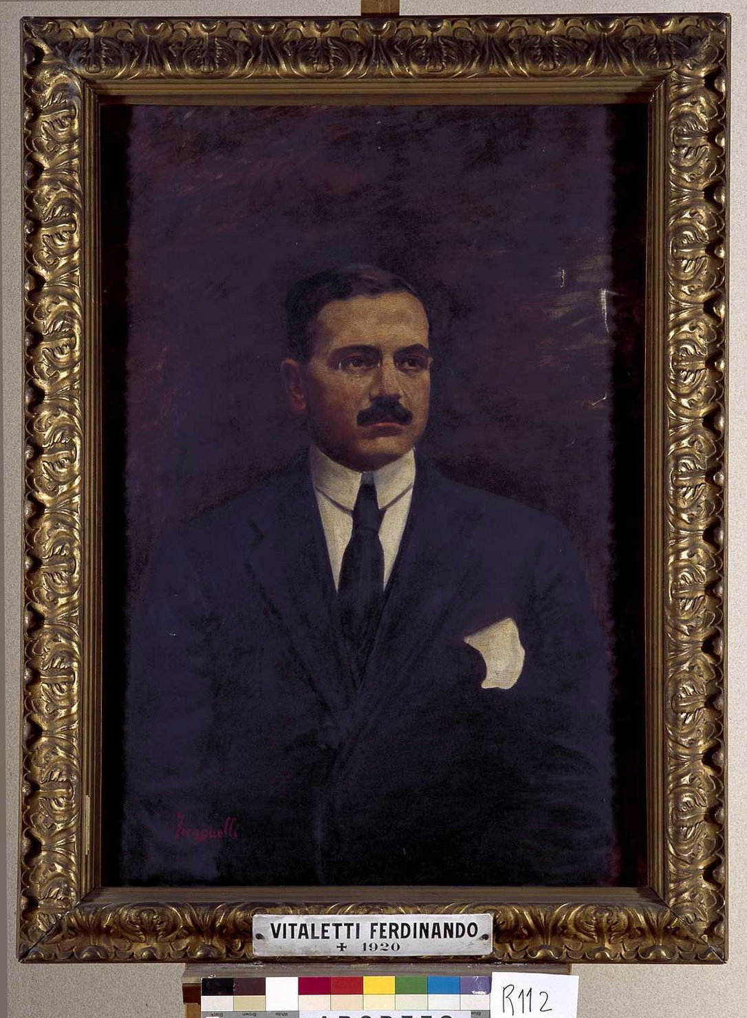 ritratto di Vitaletti Ferdinando (dipinto, opera isolata) di Frenguelli Svevo (s