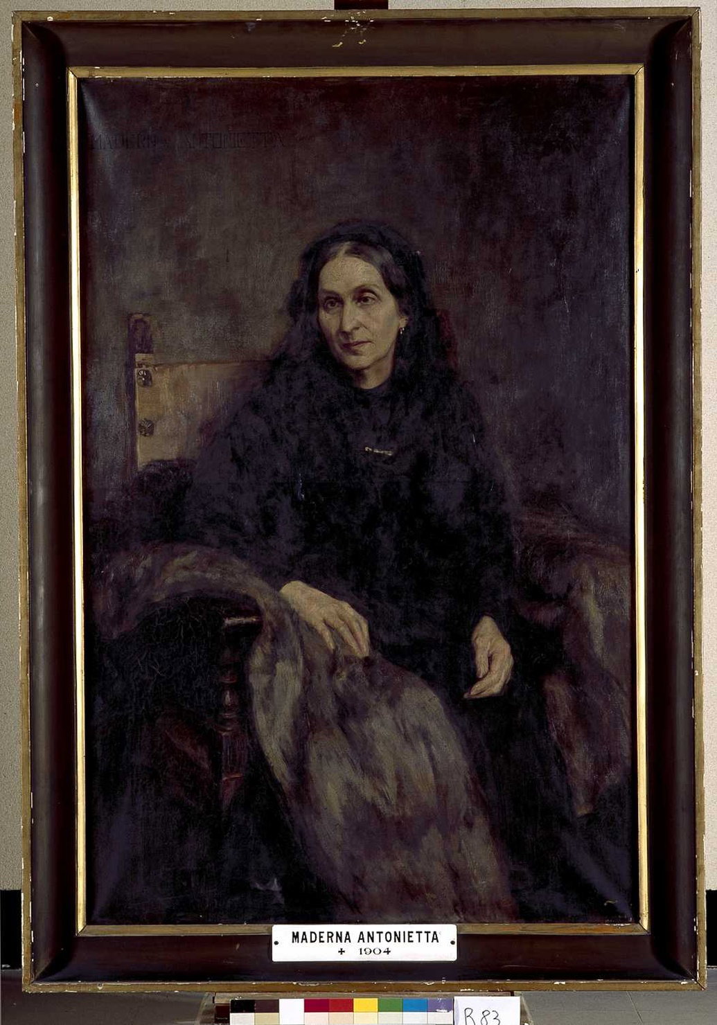 ritratto di Maderna Antonietta (dipinto, opera isolata) di Galli Riccardo (sec. 