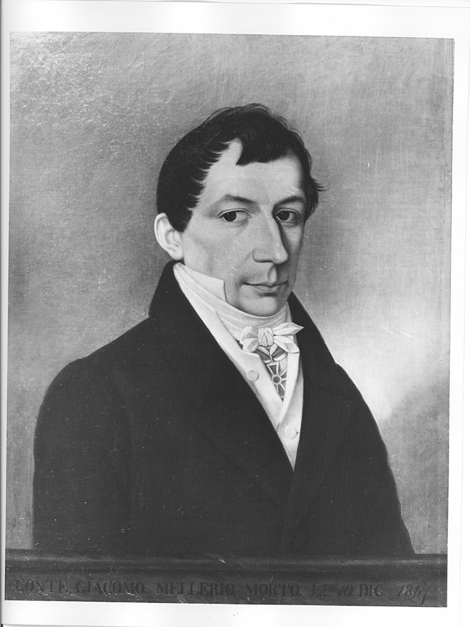 Ritratto di Giacomo Mellerio (dipinto, opera isolata) by Sassi Giovanni (sec. XI