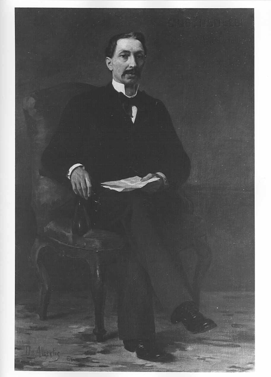 Ritratto di Giuseppe Usuelli (dipinto, opera isolata) by De Albertis Sebastiano 