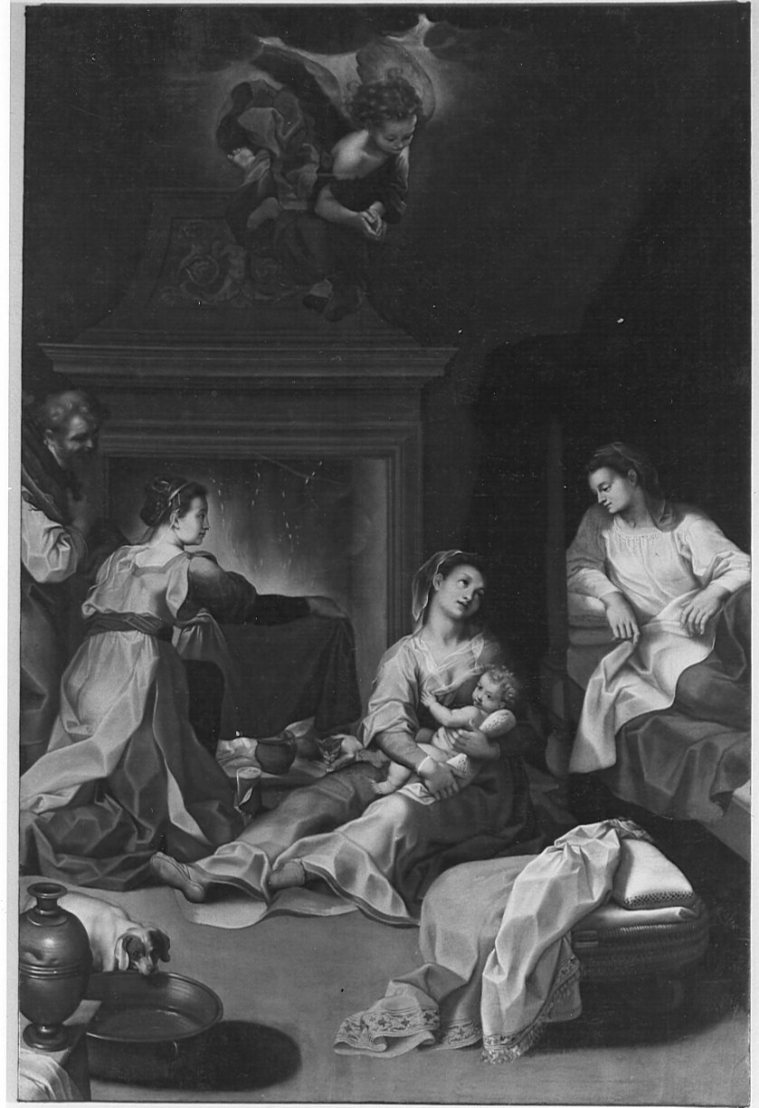 nascita di Maria Vergine (dipinto, opera isolata) by Vitali Alessandro (attribui