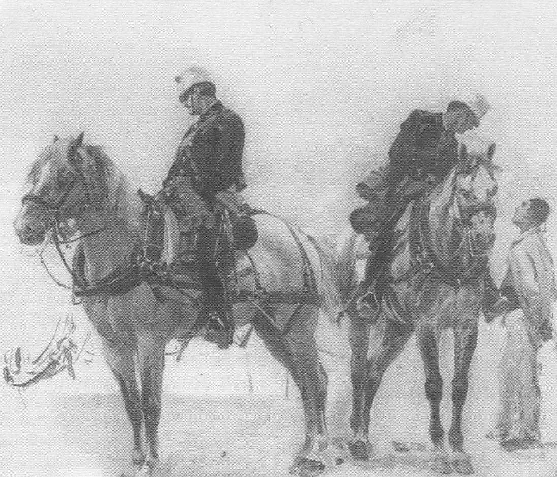 Artiglieri italiani a cavallo