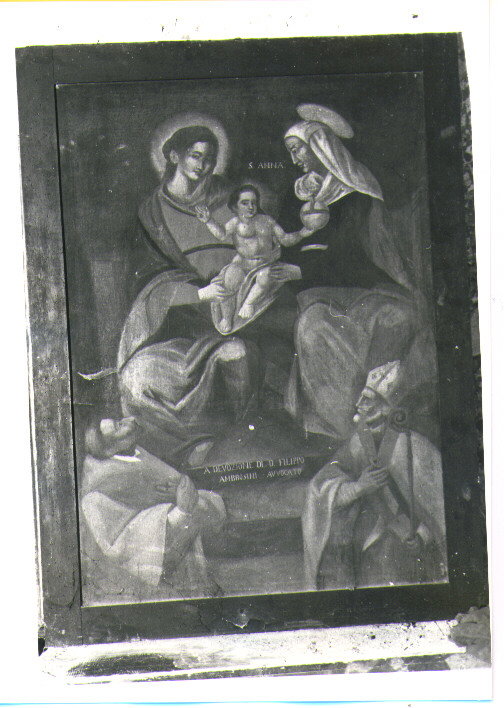 Madonna con Bambino e Sant'Anna tra San Carlo Borromeo e Santo Vescovo