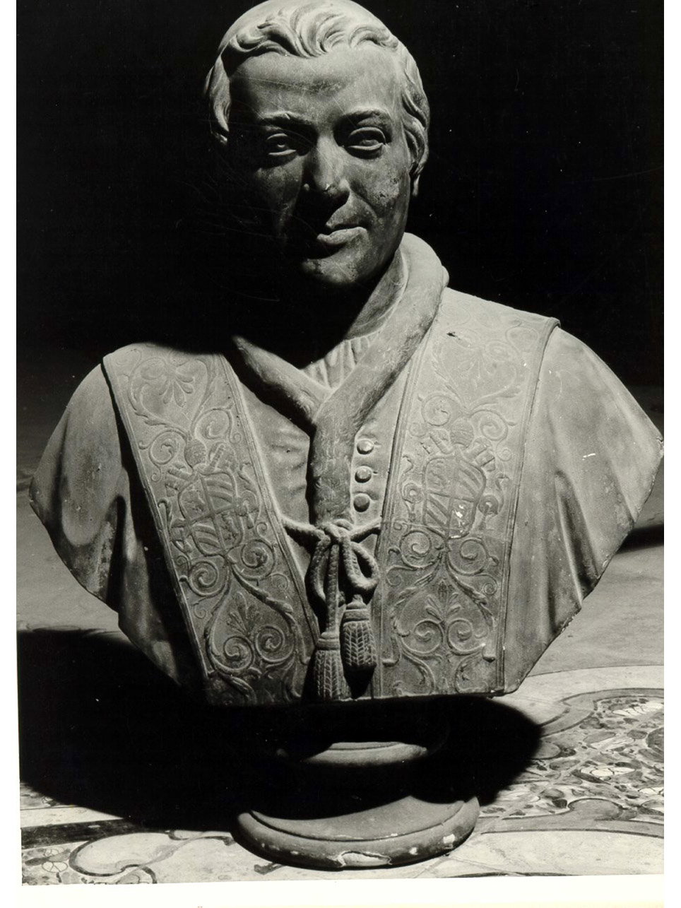 busto ritratto di Papa Pio IX (busto) - bottega napoletana (met&agrave; sec. XIX