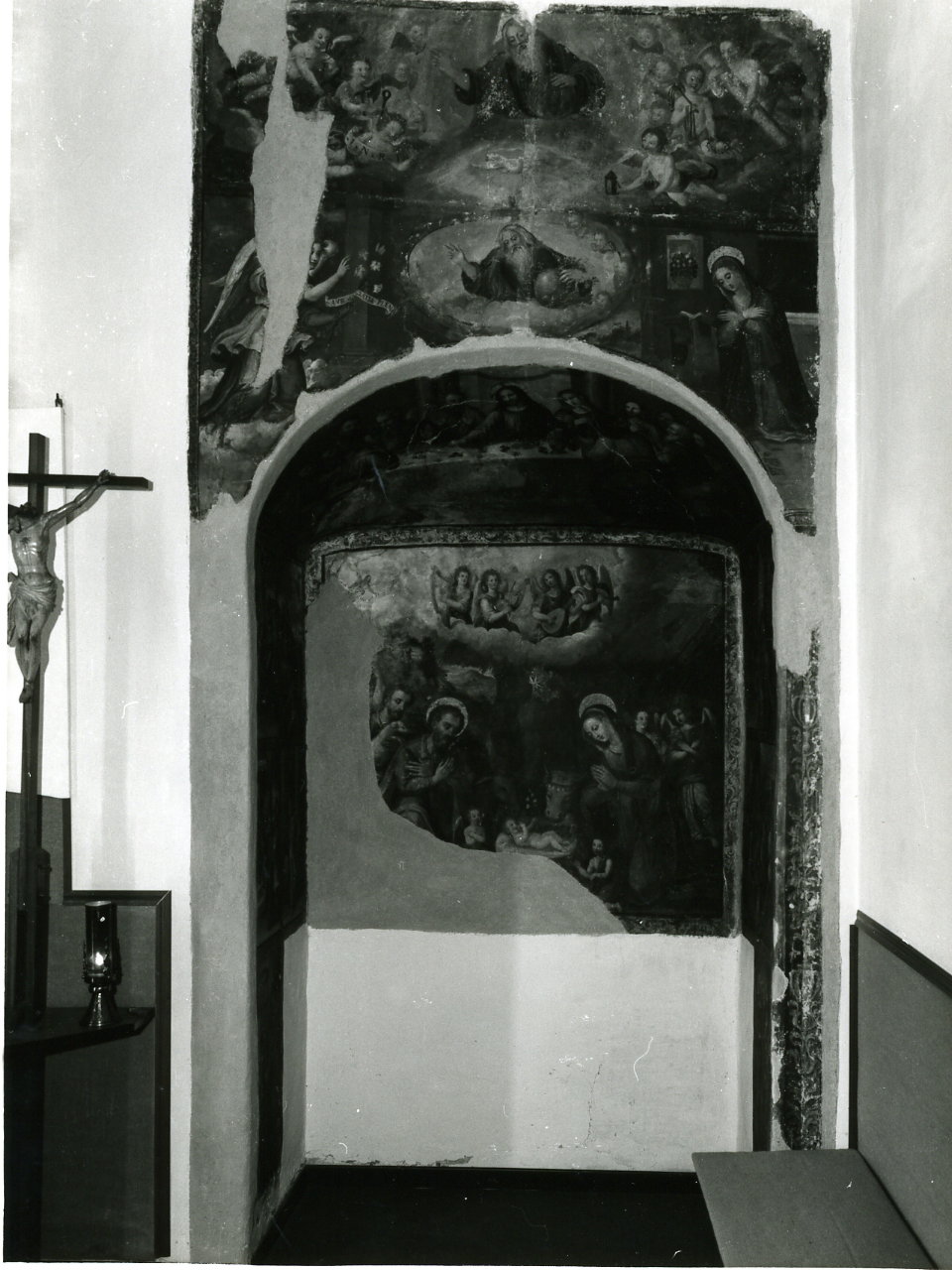 Dio Padre in gloria/ Annunciazione/ ultima cena/ nativit&agrave; di Ges&ugrave; 