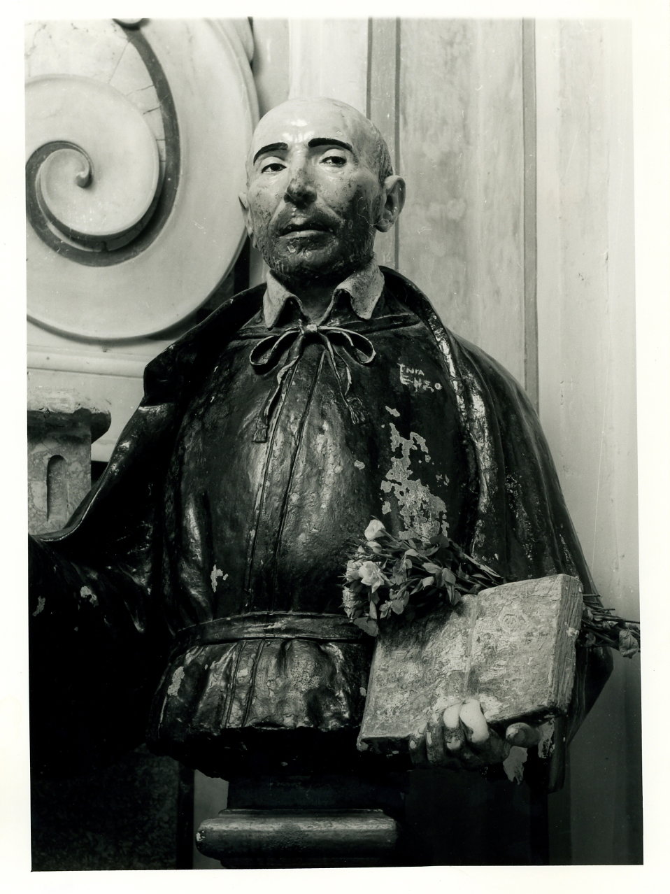 busto di Carlo Carafa (busto) - ambito napoletano (secondo quarto sec. XVII)