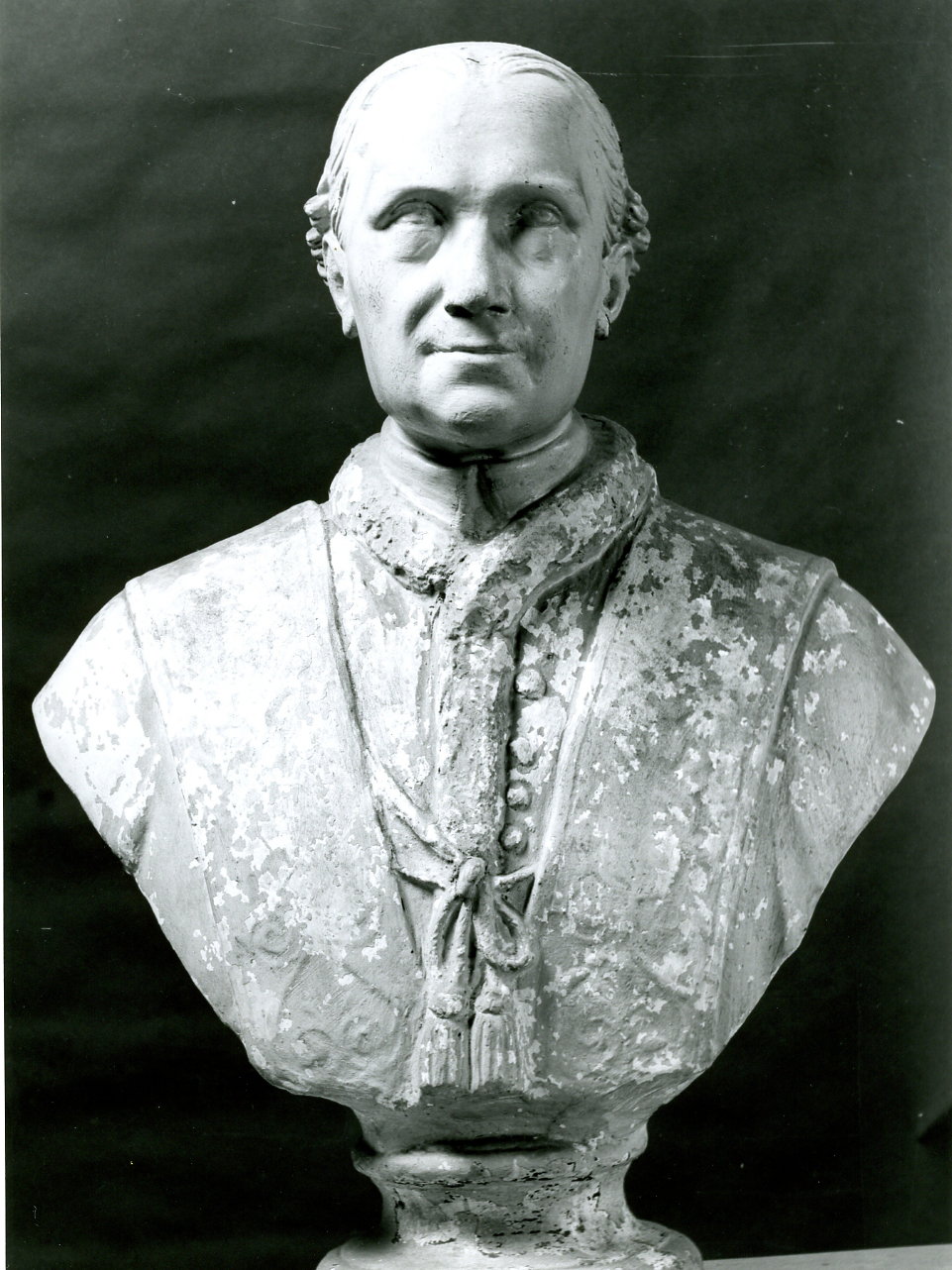 busto ritratto di Papa Pio IX (busto) - bottega napoletana (seconda met&agrave; 