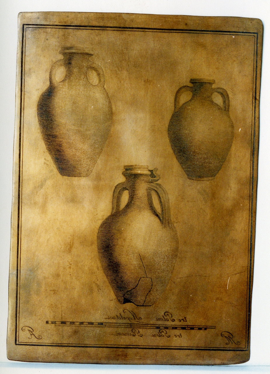 anfore (matrice) di Morghen Giovanni Elia, Alloja Giuseppe (sec. XVIII)