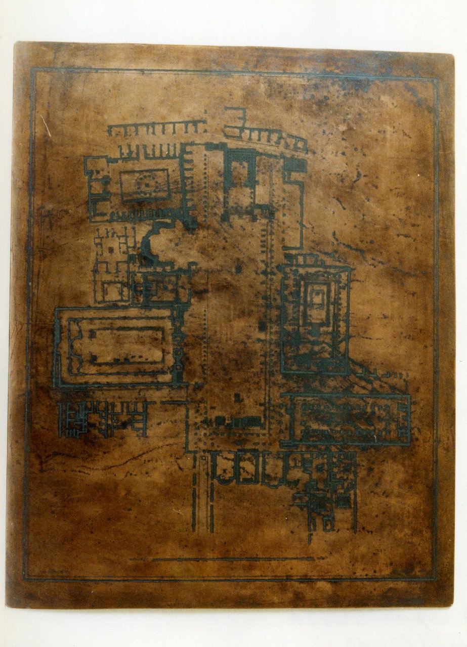 planimetria del foro di Pompei (matrice) by Aloja Raffaele, Atticciati Luigi (se