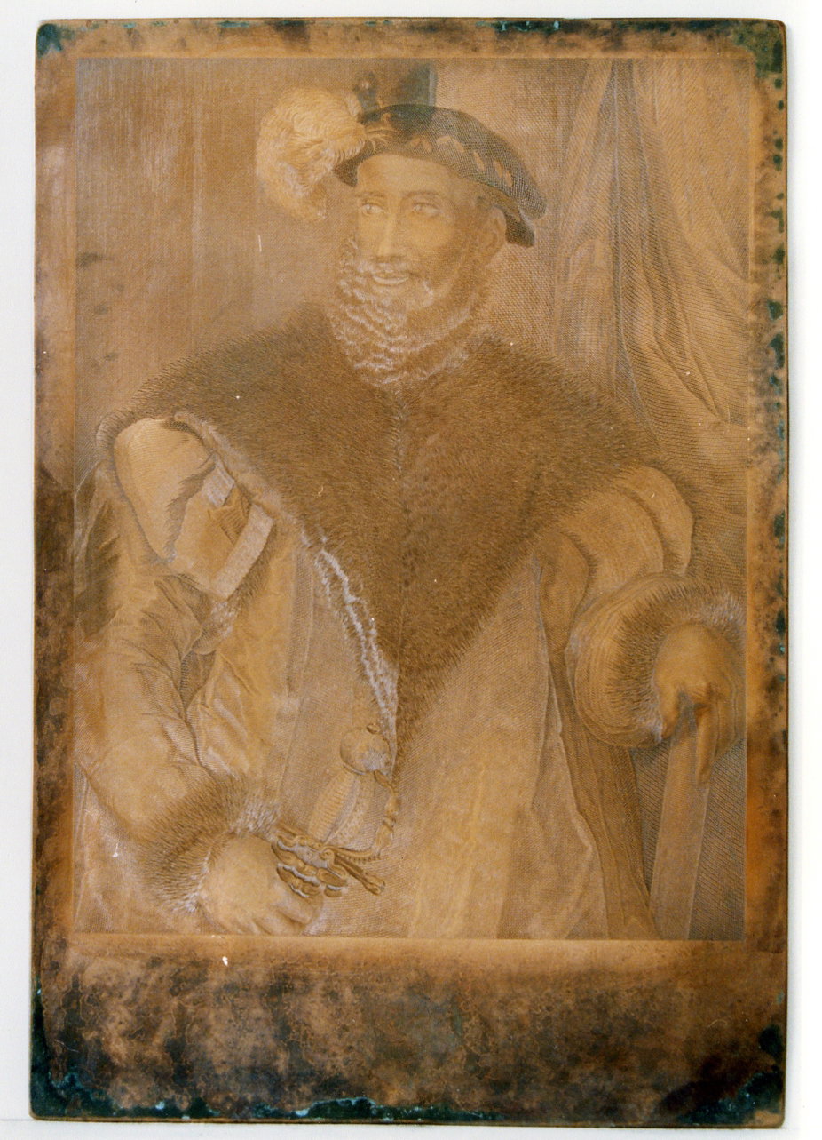 ritratto di gentiluomo (matrice) di Martano Francesco, Girgenti Paolino, Vecelli