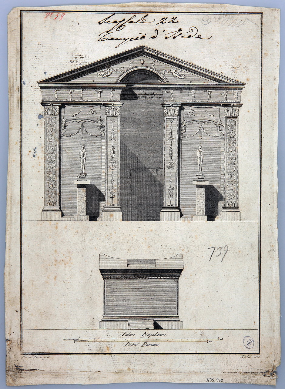 Purgatorium, incisione di Francesco La Vega e Carlo Nolli (seconda met&agrave; s