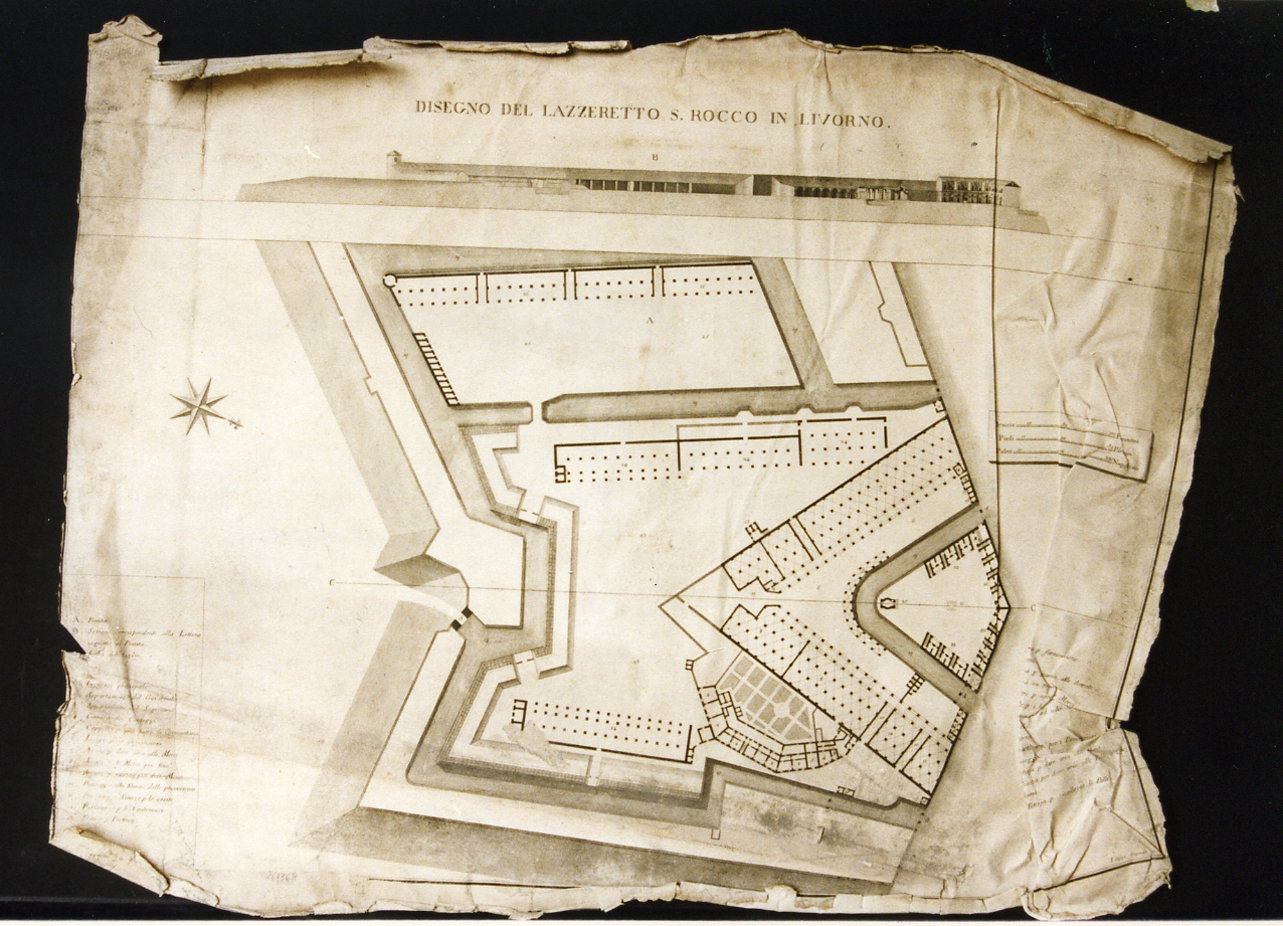Disegno del lazzaretto di S. Rocco di Livorno