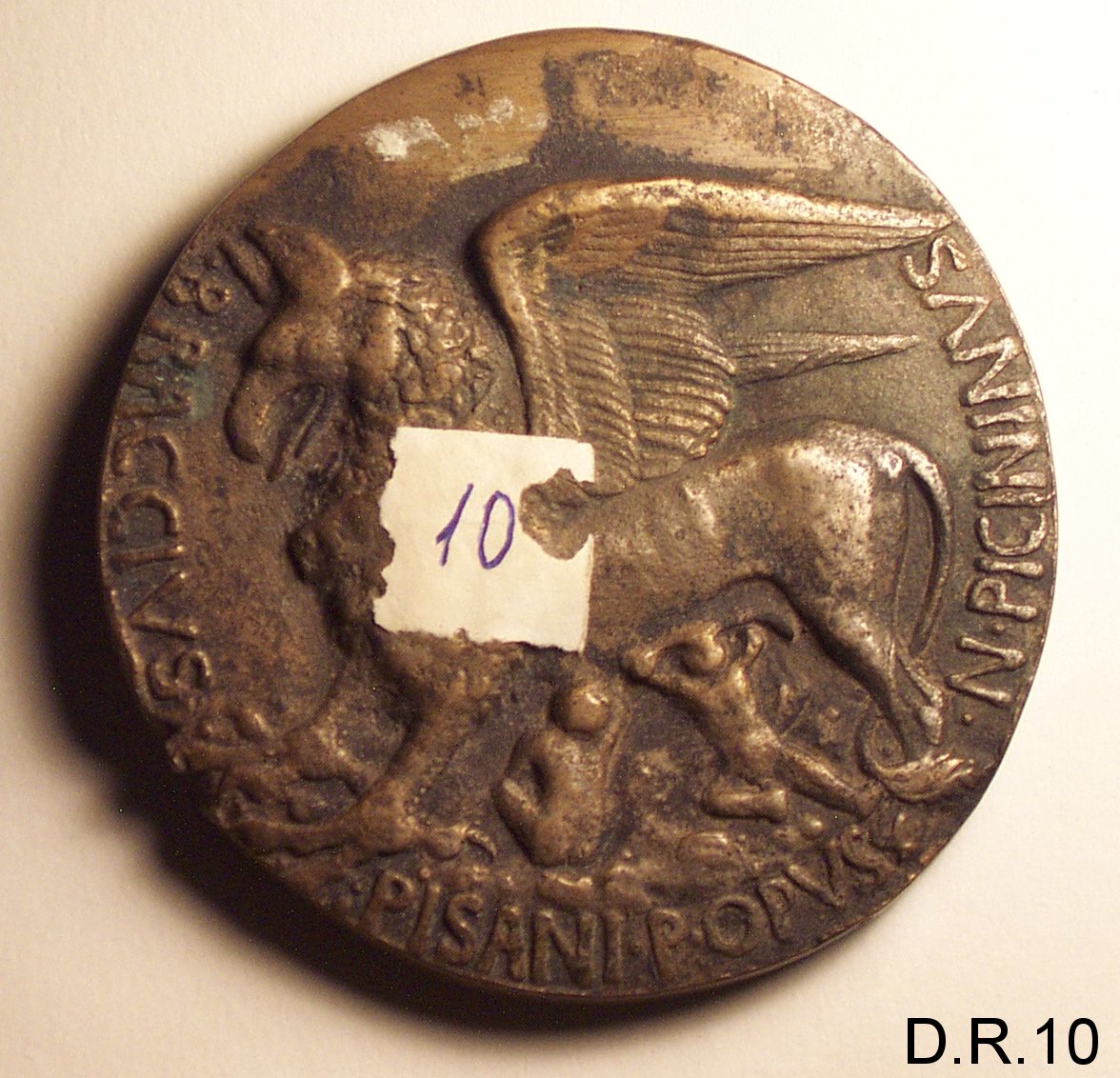 medaglia storica di Antonio di Puccio Pisano detto Pisanello (sec. XV)