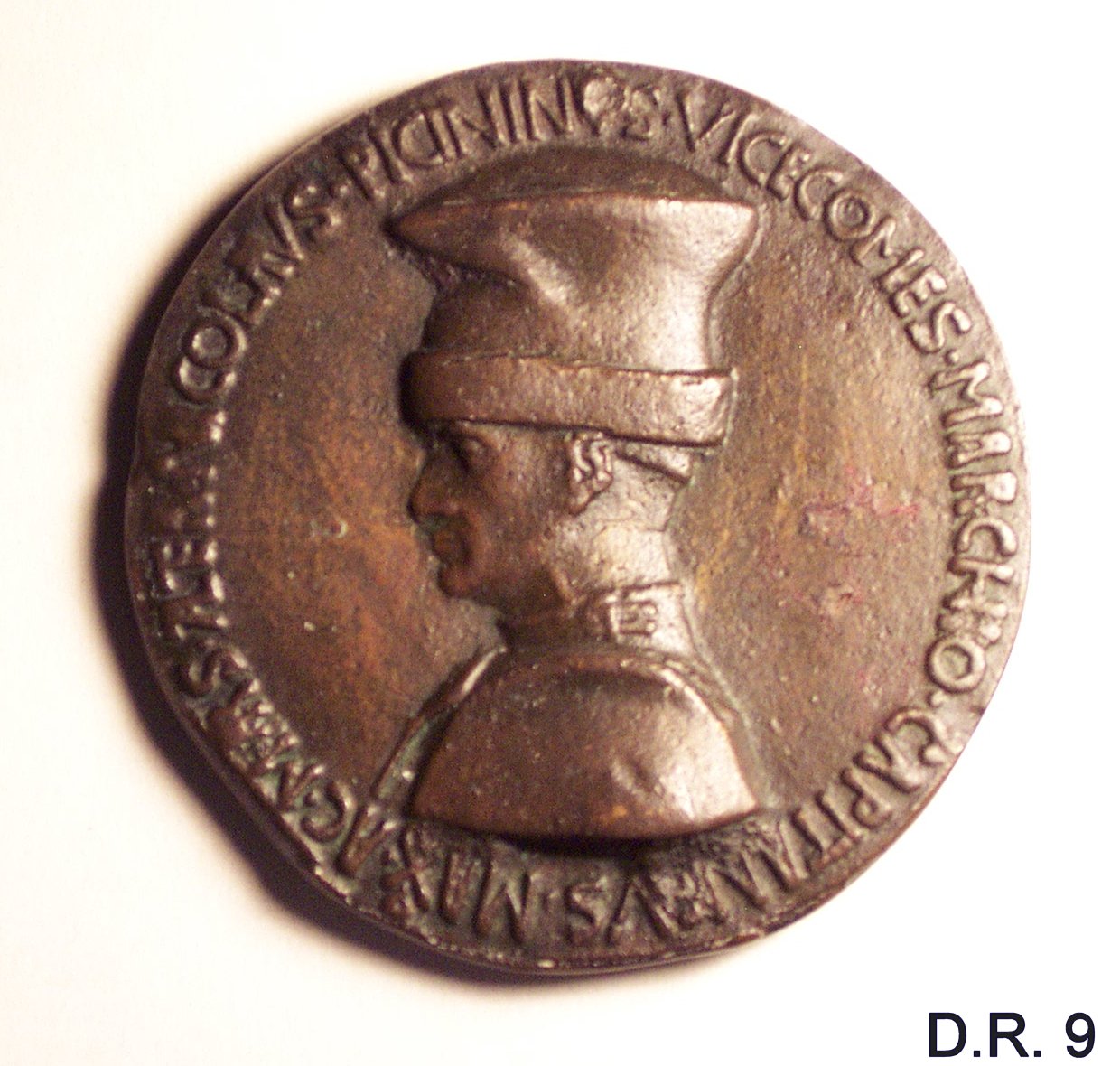 medaglia firmata da Antonio di Puccio Pisano detto Pisanello (sec. XV)