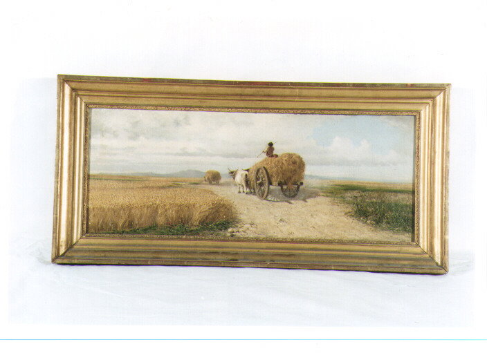 paesaggio rurale (dipinto) by De Angelis Desiderio (sec. XIX)