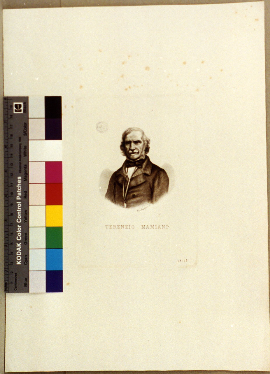 ritratto d'uomo (stampa) by Morghen Filippo (seconda met&agrave; sec. XIX)