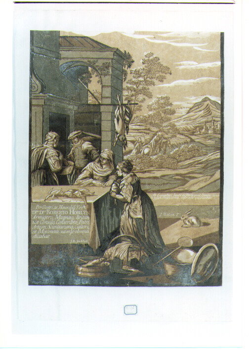 osteria di campagna (stampa a colori) di Jackson John Baptist, Da Ponte Francesc