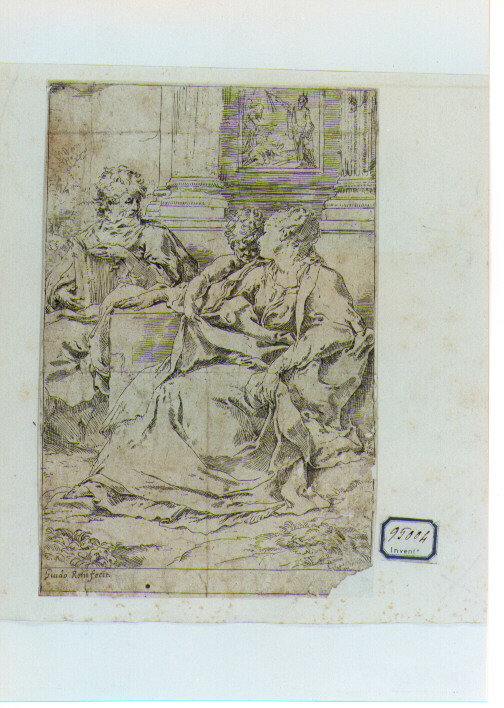 Sacra Famiglia (stampa) di Reni Guido (sec. XVII) 