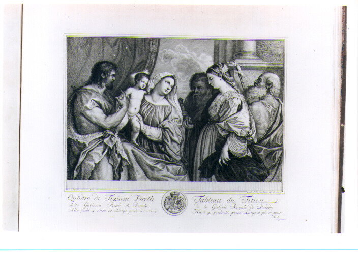 MADONNA CON BAMBINO TRA SANTA CATERINA SAN PAOLO SAN GIOVANNI BATTISTA E SAN GIR