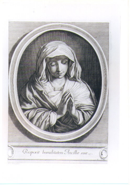 MADONNA ORANTE (stampa) di Reni Guido - ambito toscano (prima met&agrave; sec. X