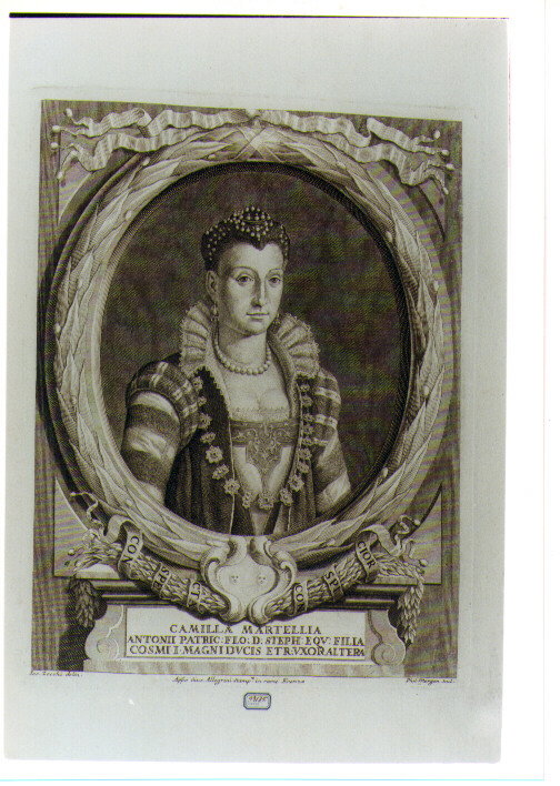 RITRATTO DI CAMILLA MARTELLI (stampa) by Morghen Filippo, Zocchi Giuseppe (sec. 