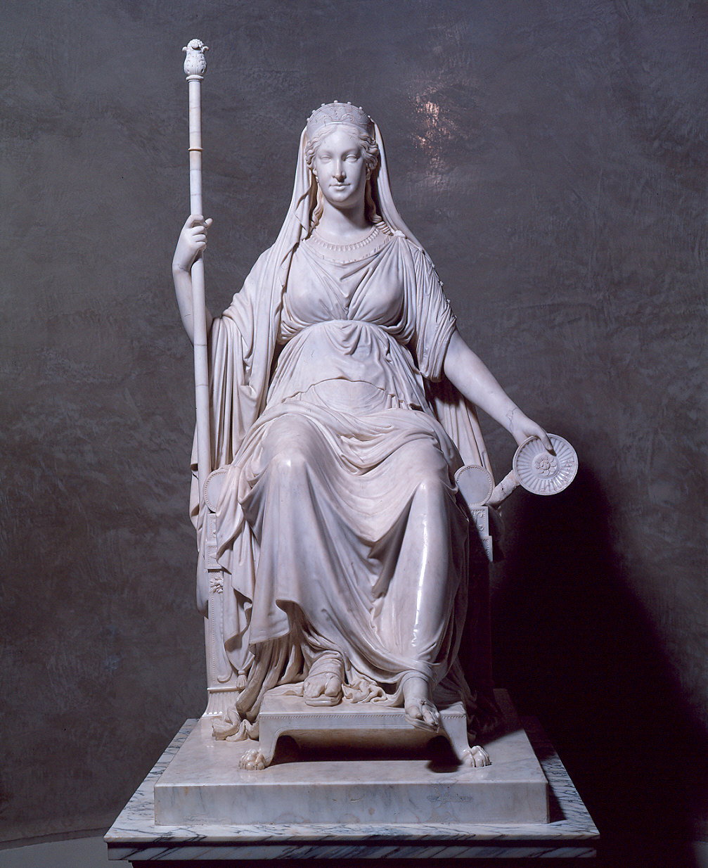 Maria Luigia d'Asburgo in veste di Concordia (scultura) by Canova Antonio (