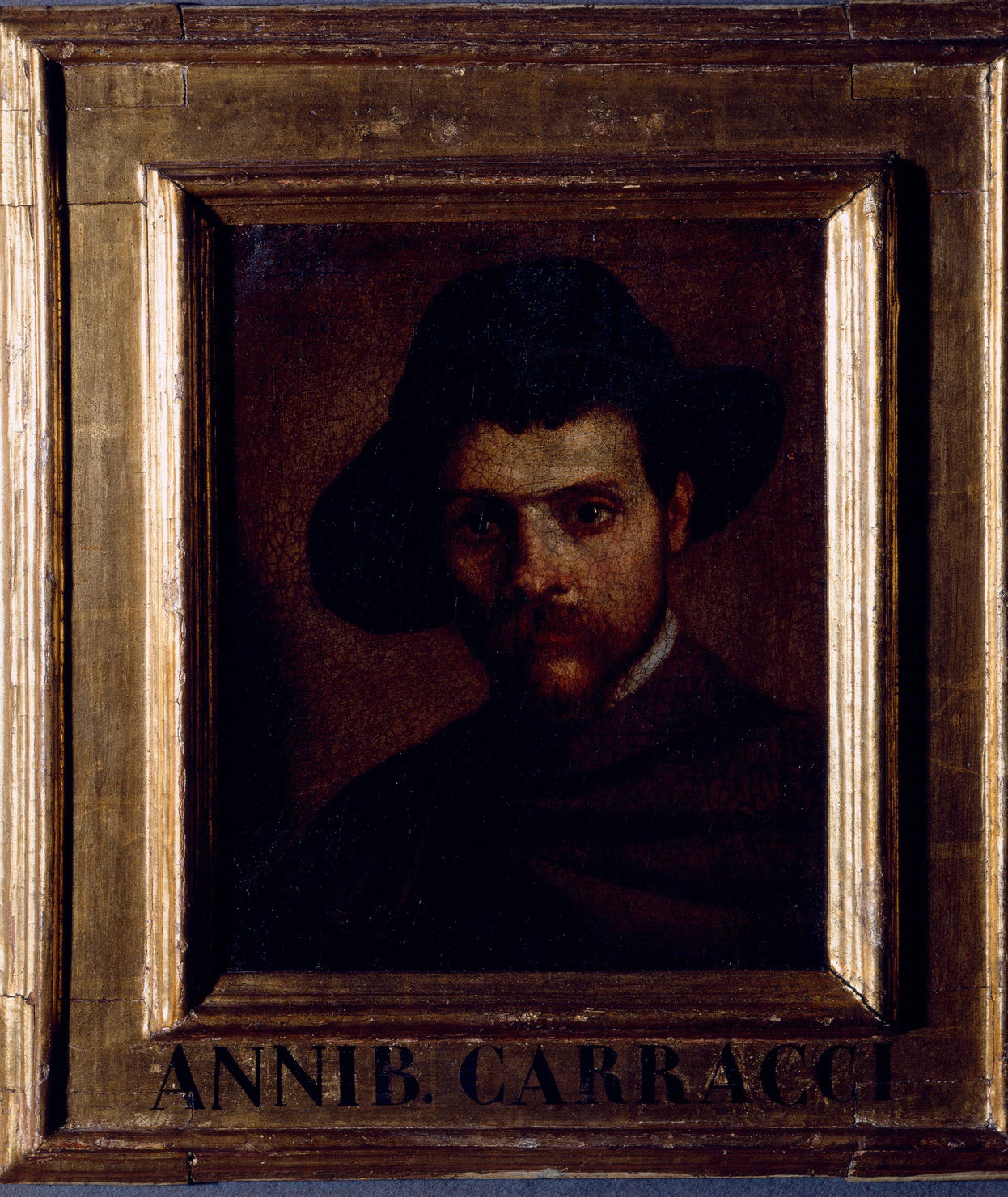 autoritratto (dipinto) by Carracci Annibale (sec. XVI)