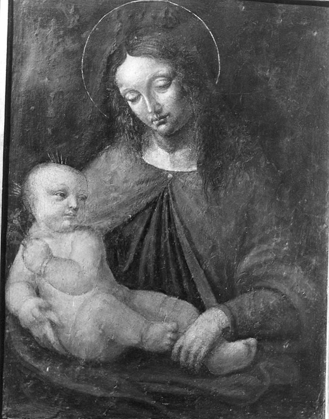 Madonna con Bambino (dipinto) - ambito lombardo (?) (primo quarto sec. XVI)