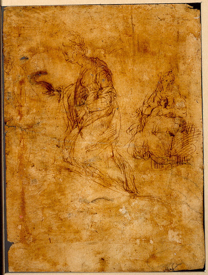 autoritratto (dipinto) by Mazzola Francesco detto Parmigianino (sec. XVI)