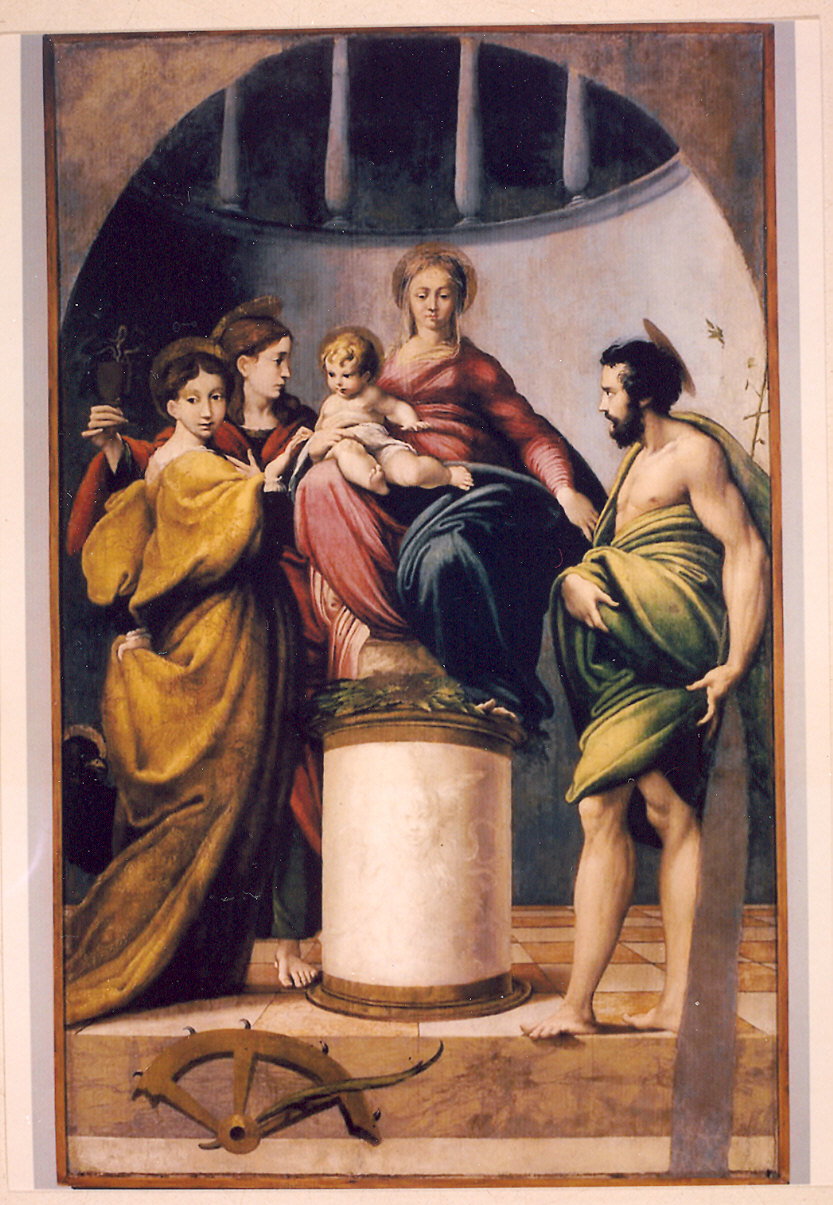 matrimonio mistico di Santa Caterina d'Alessandria con San Giovanni Evangel