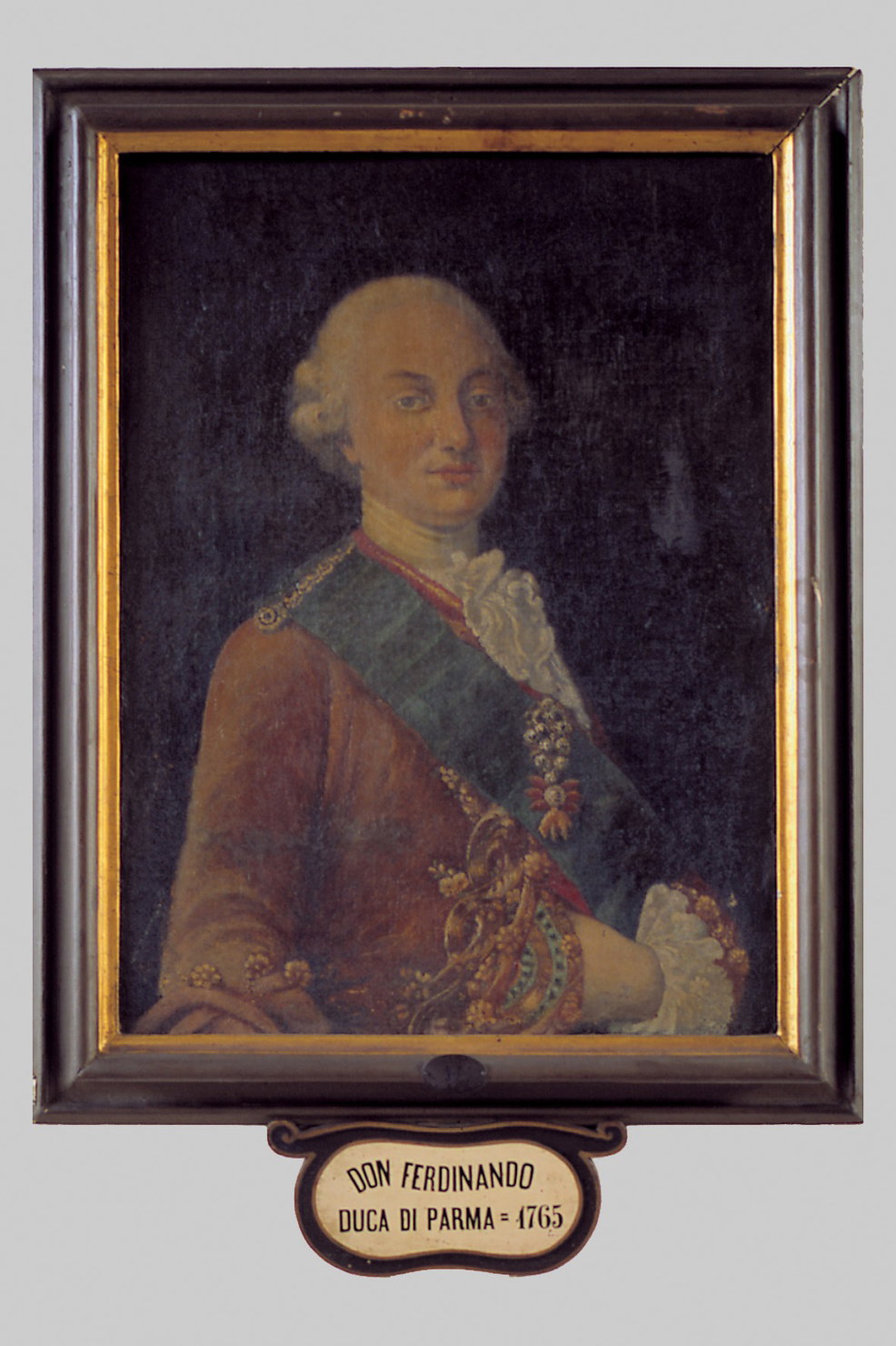 RITRATTO DI FERDINANDO DI BORBONE (dipinto) - ambito parmense (terzo quarto sec.