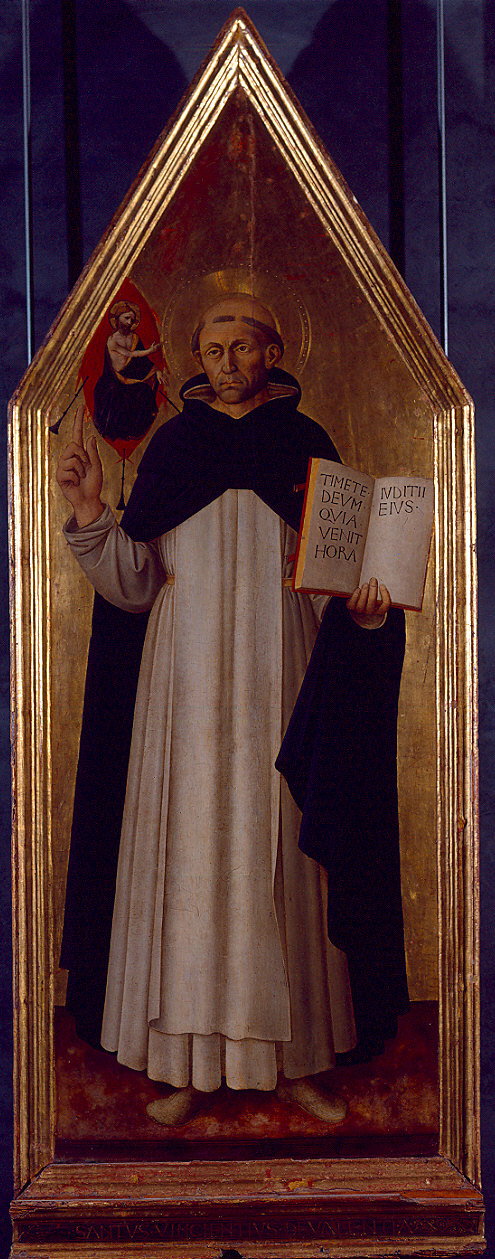 San Vincenzo Ferrer (dipinto) di Domenico di Michelino (sec. XV)