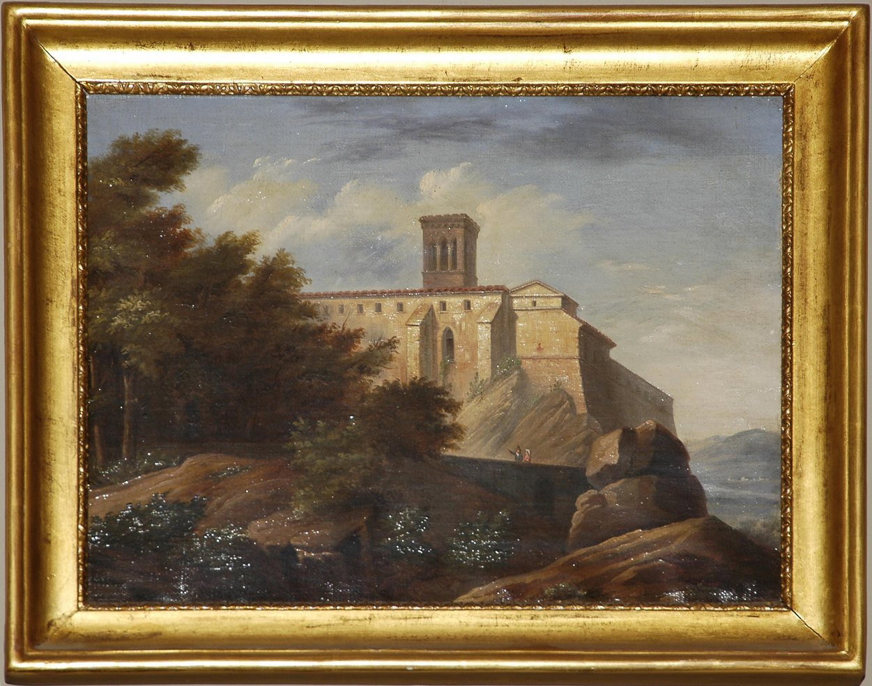 Castello (dipinto, opera isolata) - ambito italiano (seconda met&agrave; sec. XI