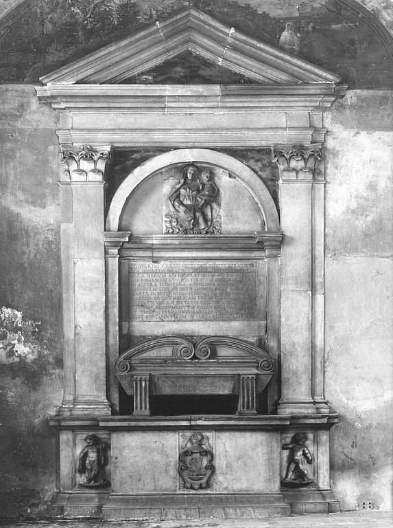monumento funebre by Della Porta Guglielmo (cerchia) (sec. XVI)