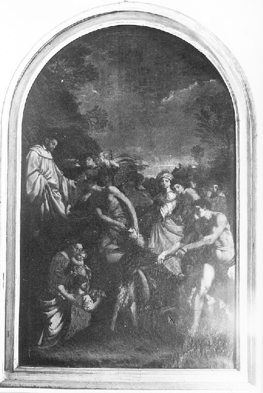 San Benedetto benedice gli armenti (dipinto) - ambito romano (seconda met&agrave