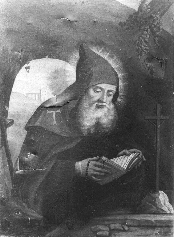 Sant'Antonio Abate (dipinto) - ambito romano (fine sec. XVIII)