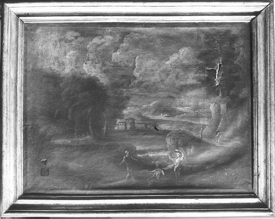 paesaggio (dipinto) - ambito romano (seconda met&agrave; sec. XVIII)