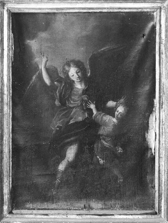 angelo custode (dipinto) - ambito romano (met&agrave; sec. XVIII)