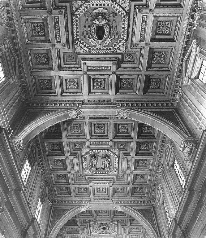 soffitto, complesso decorativo - ambito romano (sec. XVI)