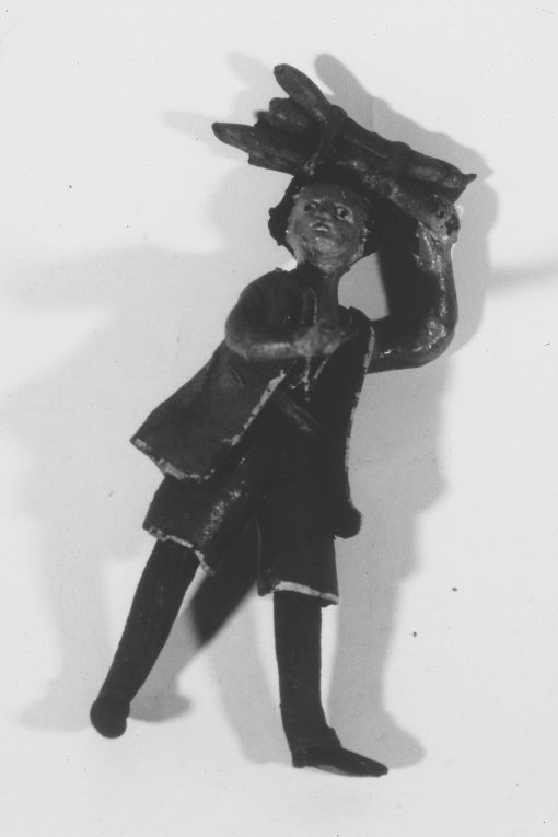 garzone (statuetta di presepio) - ambito pugliese (prima met&agrave; sec. XIX)