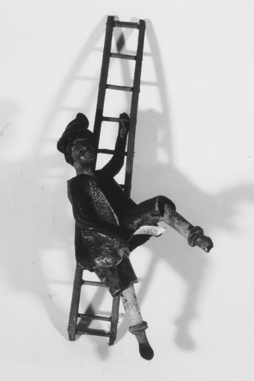 saltimbanco (statuetta di presepio) - ambito pugliese (prima met&agrave; sec. XI