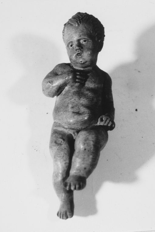 Ges&ugrave; Bambino (statuetta di presepio) - ambito pugliese (seconda met&agrav