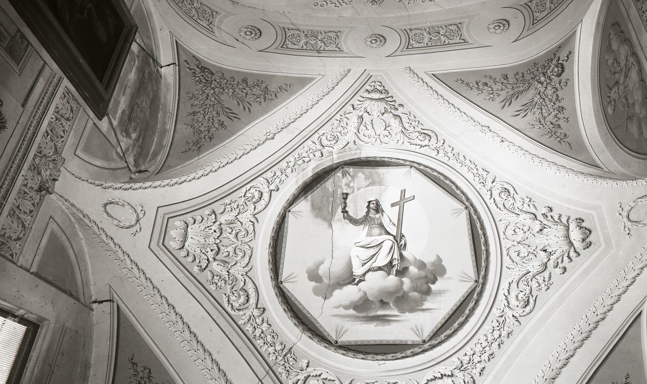 allegoria della Chiesa (dipinto) - ambito toscano (sec. XIX)