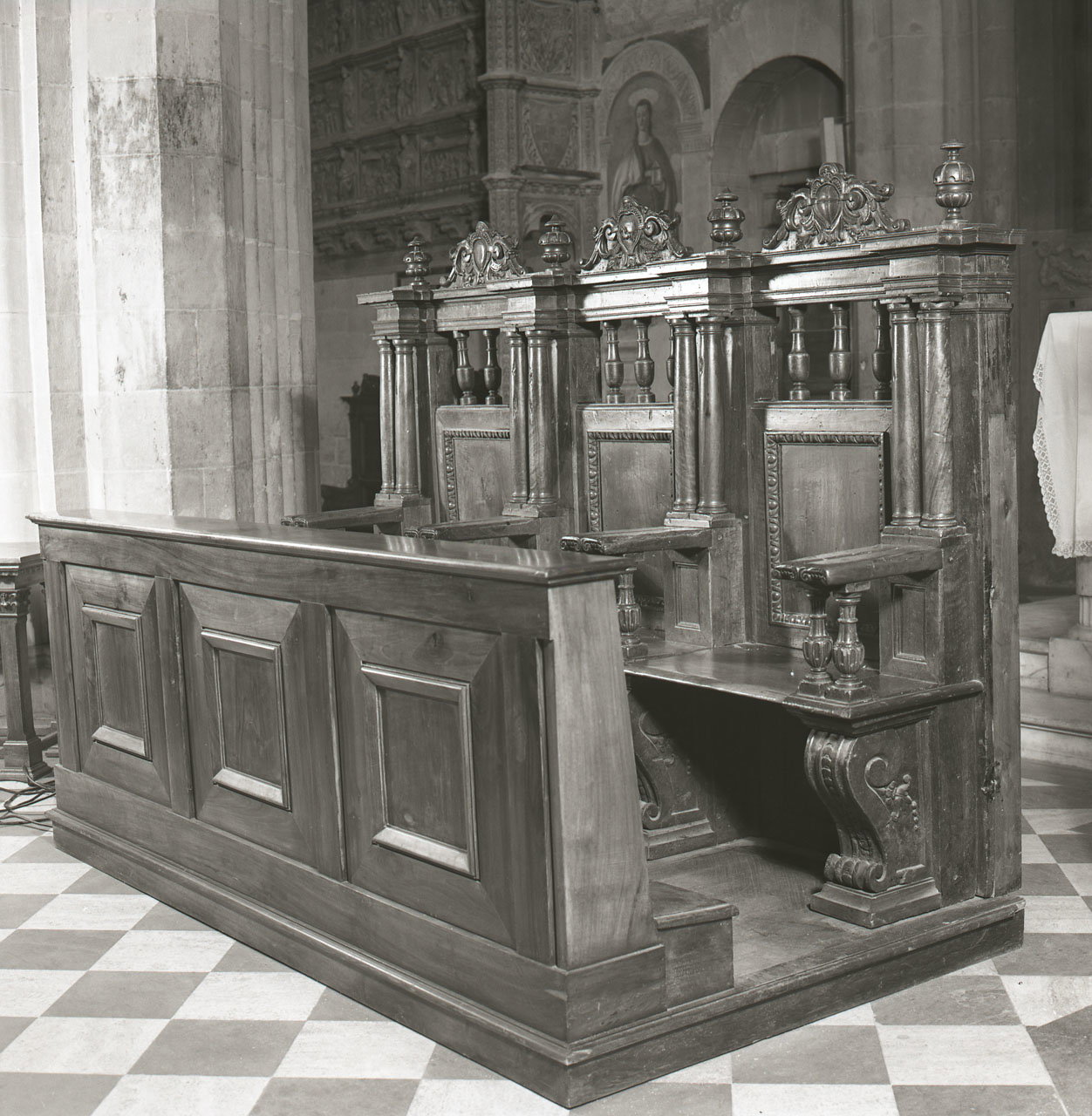 stalli del coro by Vasari Giorgio (met&agrave; sec. XVI)