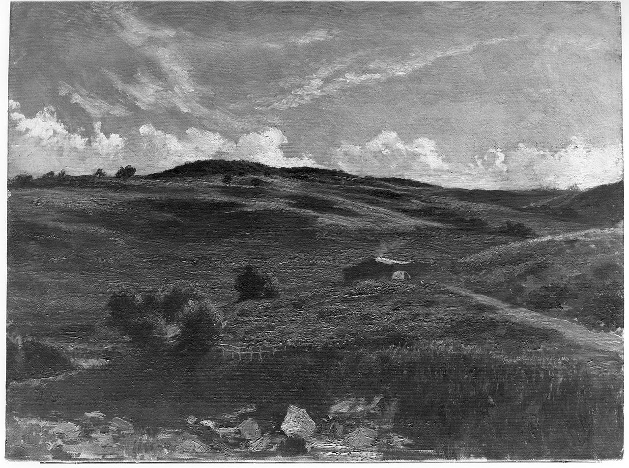 paesaggio (dipinto) by Vertunni Achille (terzo quarto sec. XIX)